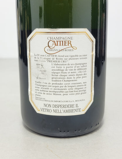 Champagne Cattier 1990s 1er Cru  Chigny Les Roses bott.. 75 cl  12%