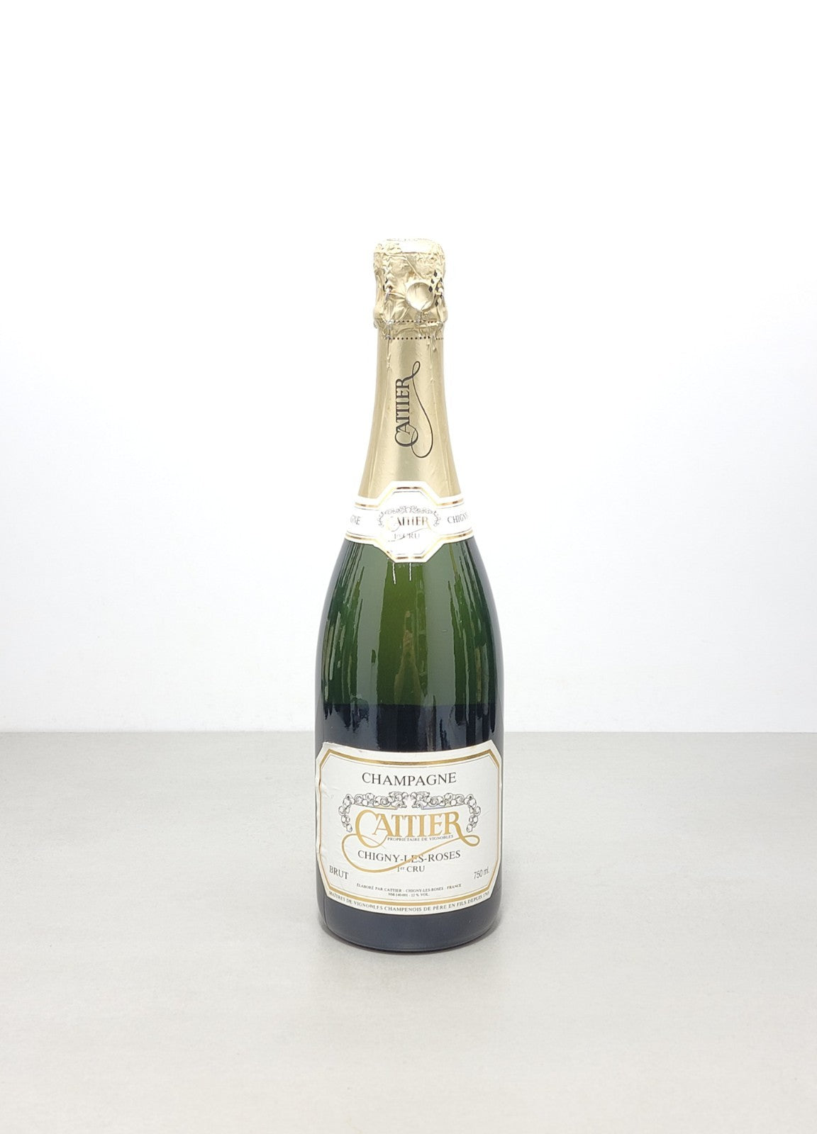 Champagne Cattier 1990s 1er Cru  Chigny Les Roses bott.. 75 cl  12%