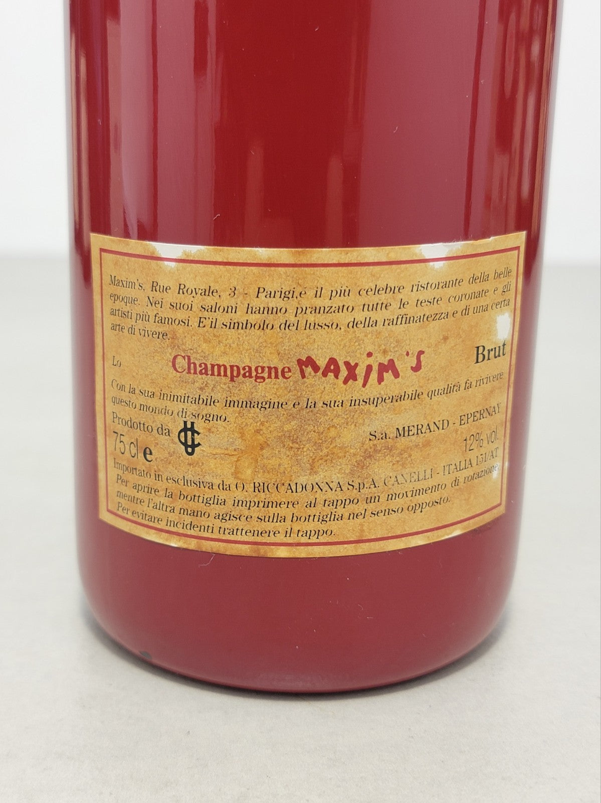 Champagne Maxim's Grande Cuvee Brut - 75 cl