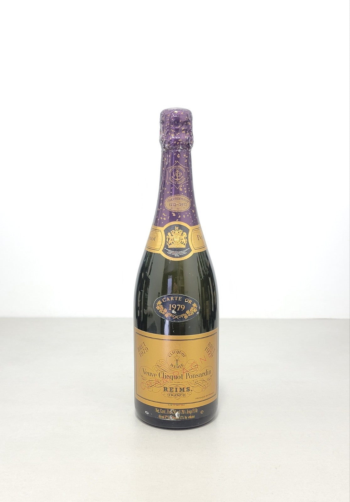 Veuve Clicquot Ponsardin Carte Or 1979 Bicentenaire Champagne - 75 cl
