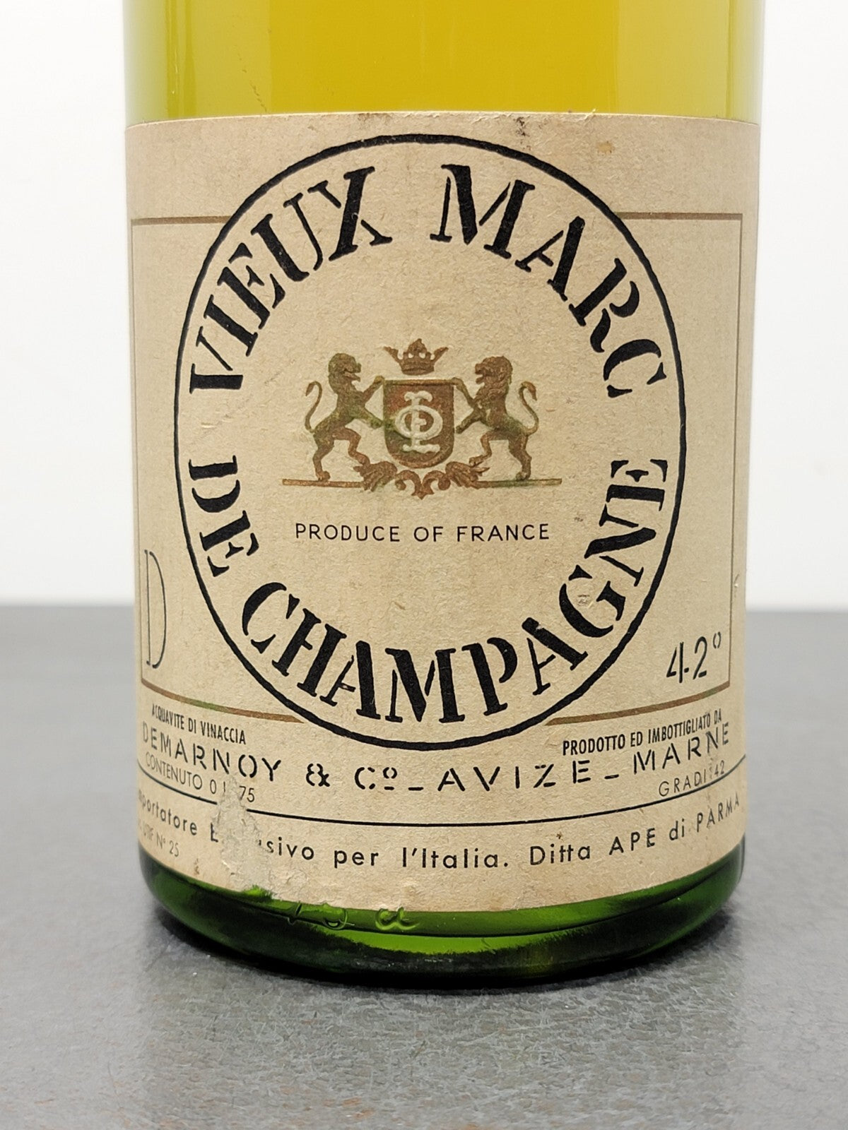 Vieux Marc de Champagne Demarnoy Avize - Anni '60 - 75 cl