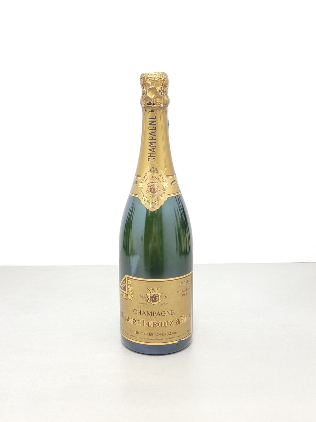Champagne Hilaire Leroux 1996 1er Cru Millésime Brut - 75 cl