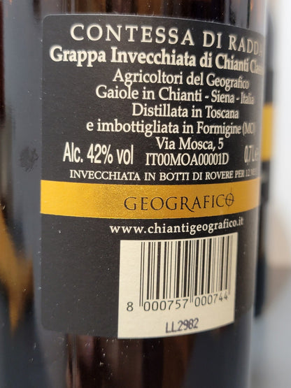 Contessa di Radda Grappa Invecchiata di Chianti Classico - 70 cl