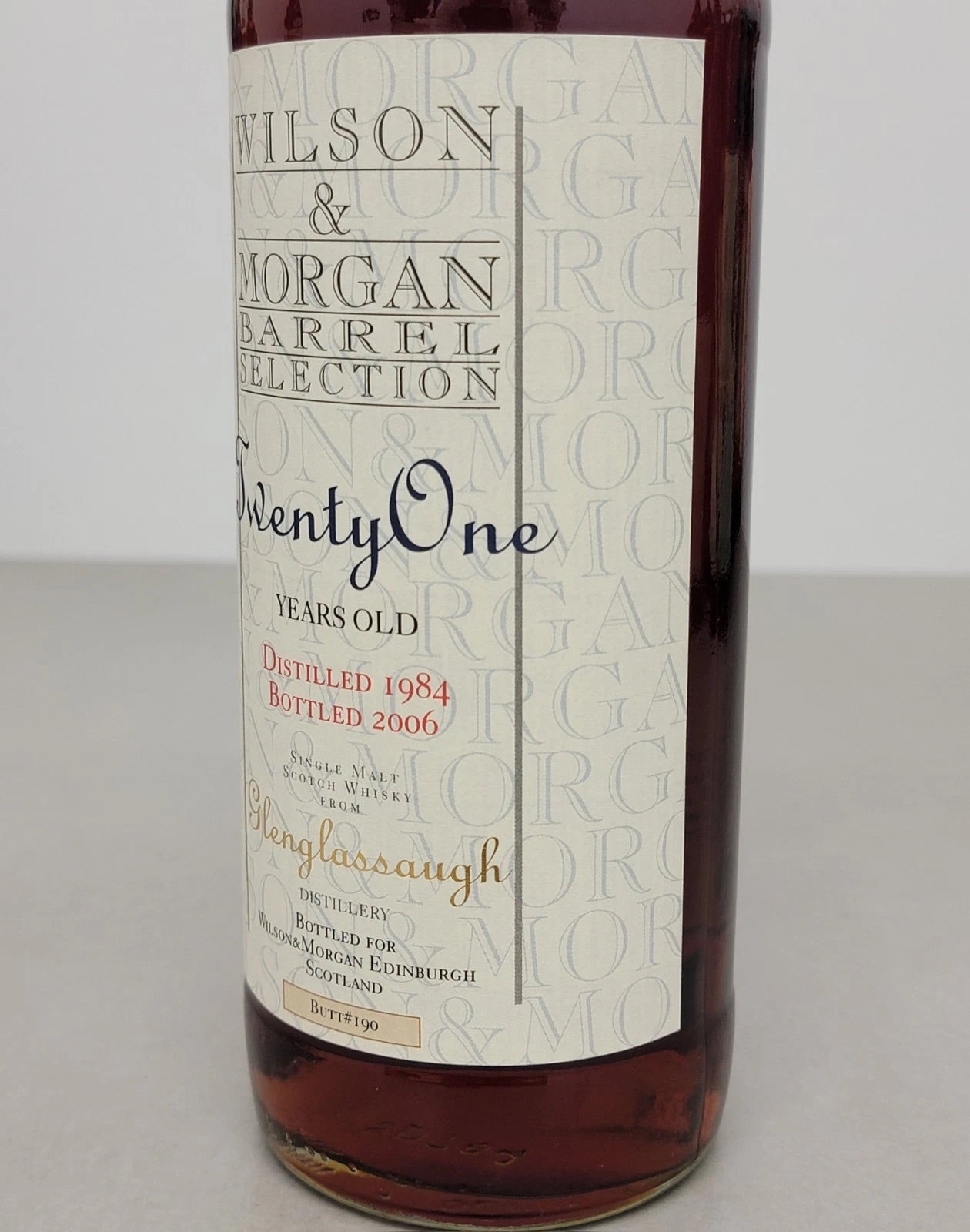 Whisky Glenglassaugh 21 years 1984 Imbottigliato 2006 Wilson & Morgan 70 cl 46%