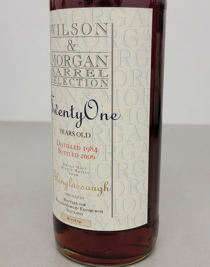 Whisky Glenglassaugh 21 years 1984 Imbottigliato 2006 Wilson & Morgan 70 cl 46%