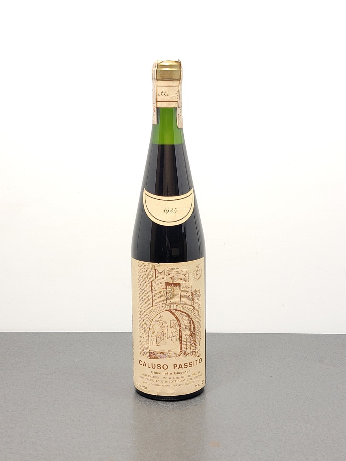 Giacometto Giuseppe Caluso Passito 1985 - 75 cl