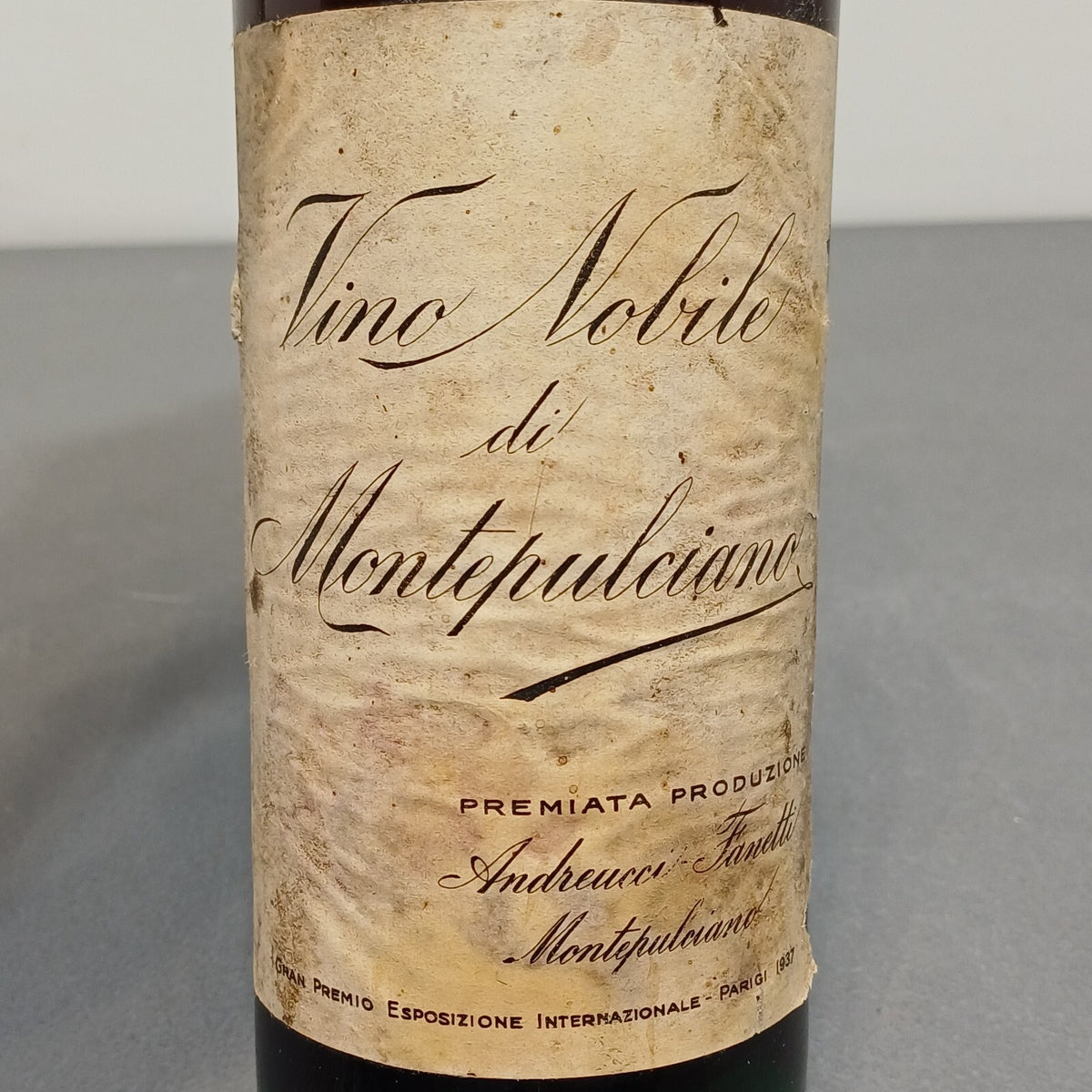 Vino Nobile di Montepulciano Andreuci Fanetti 1937 - 75 cl