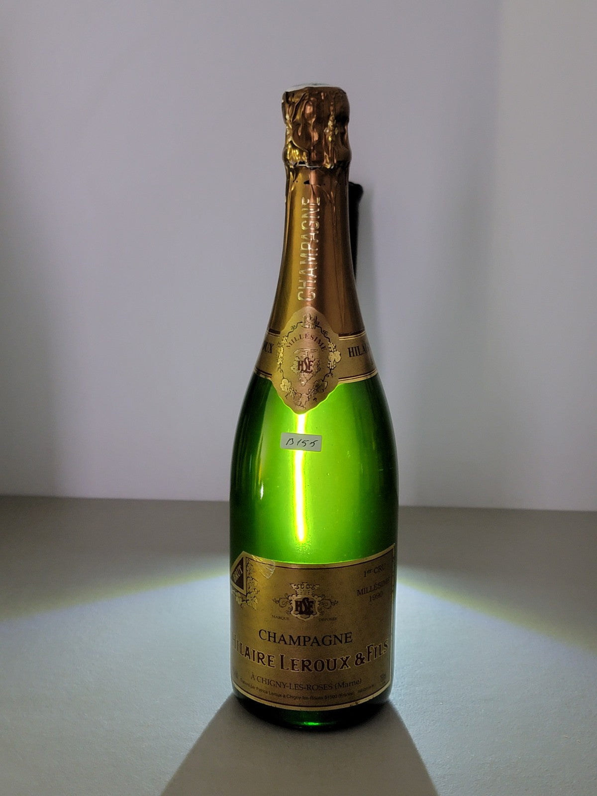 Champagne Hilaire Leroux 1990 1er Cru Millésime Brut - 75 cl
