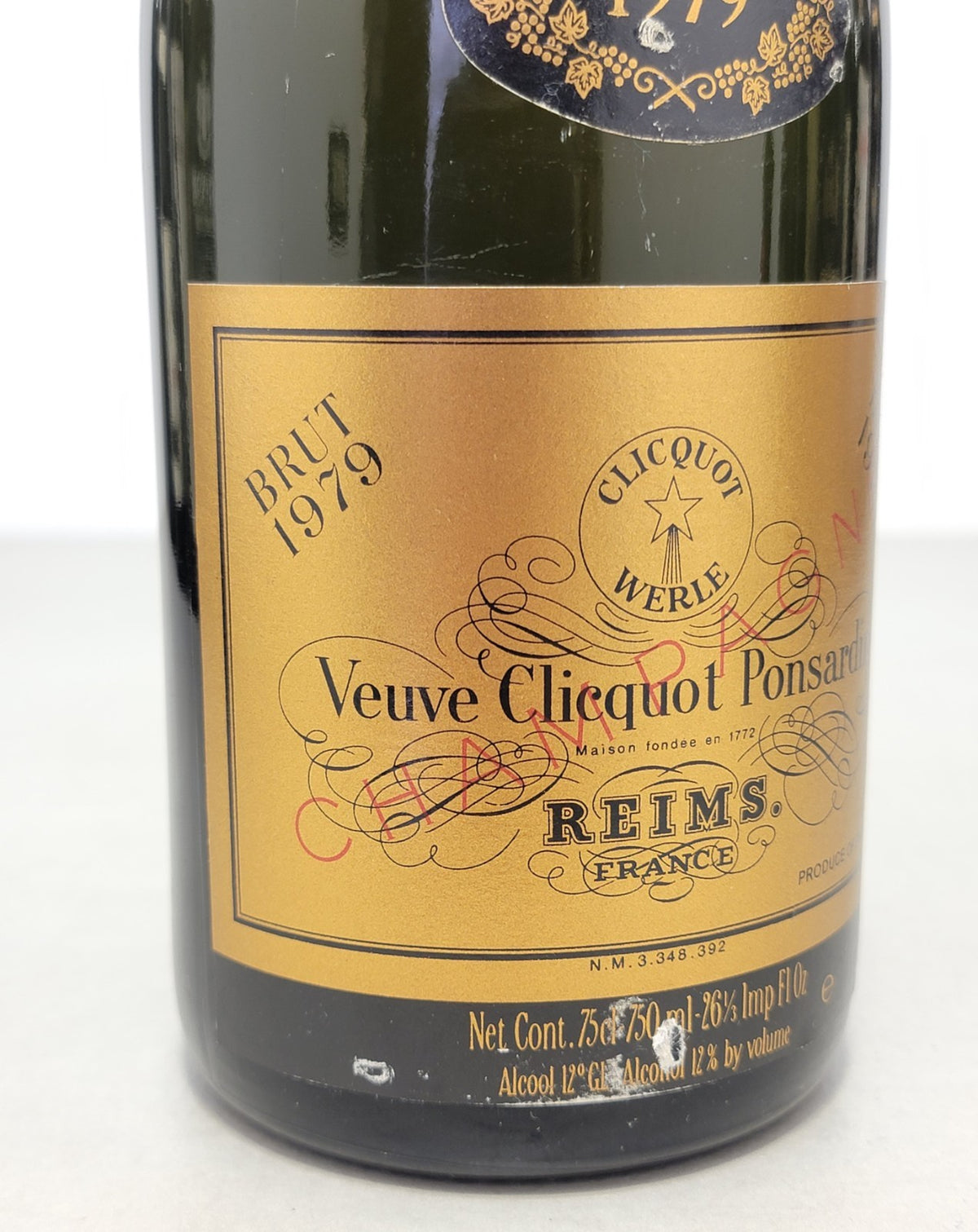 Veuve Clicquot Ponsardin Carte Or 1979 Bicentenaire Champagne - 75 cl