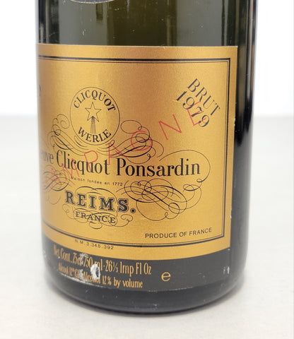 Veuve Clicquot Ponsardin Carte Or 1979 Bicentenaire Champagne - 75 cl