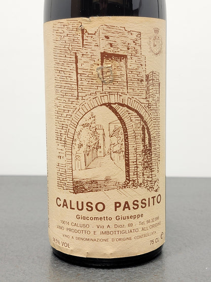 Giacometto Giuseppe Caluso Passito 1985 - 75 cl