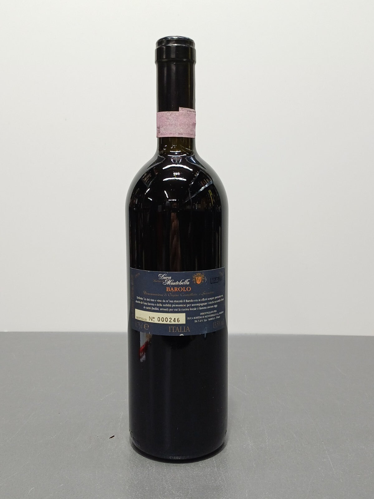 Barolo Duca Bortini di Montebello 1998/1999/2003 - 75 cl