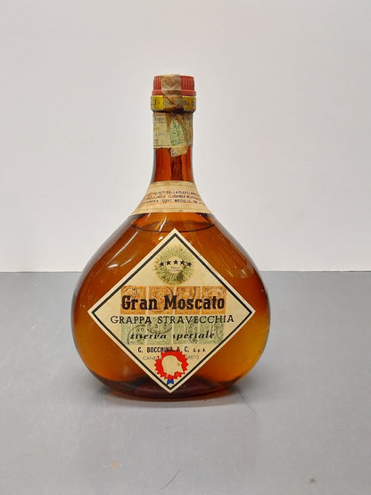 Grappa Bocchino Stravecchia Gran Moscato Riserva Speciale 1950s - 100 cl