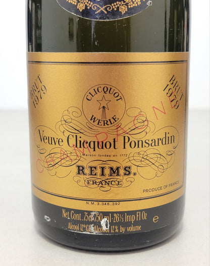 Veuve Clicquot Ponsardin Carte Or 1979 Bicentenaire Champagne - 75 cl