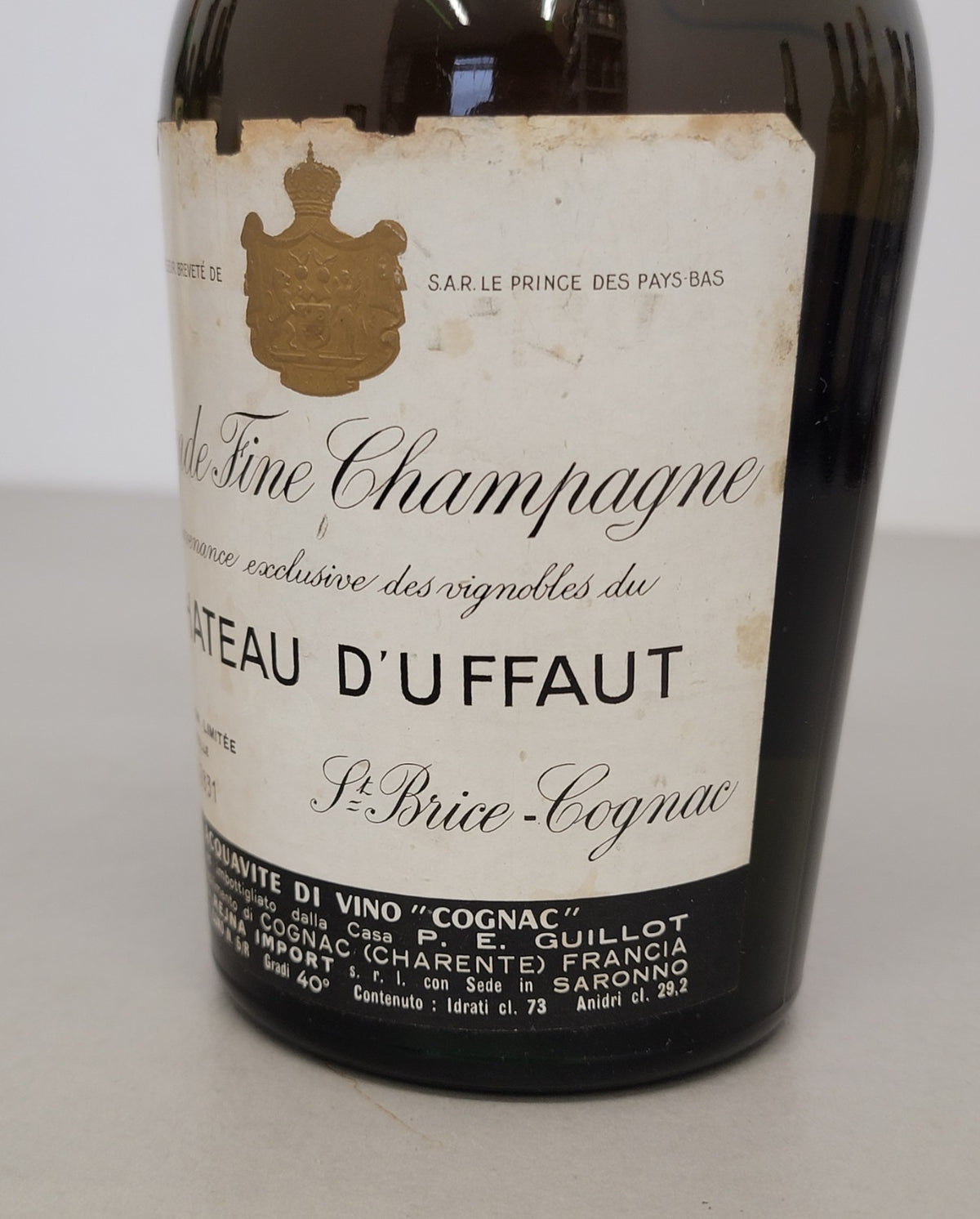 Cognac Chateau d'Uffaut Grande Fine Champagne 1960s - 73 cl
