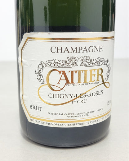 Champagne Cattier 1990s 1er Cru  Chigny Les Roses bott.. 75 cl  12%