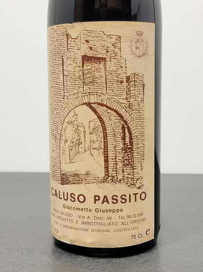 Giacometto Giuseppe Caluso Passito 1985 - 75 cl