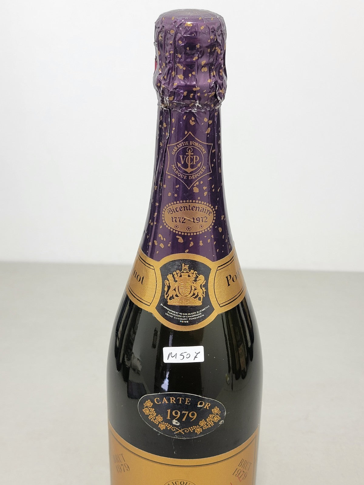 Veuve Clicquot Ponsardin Carte Or 1979 Bicentenaire Champagne - 75 cl